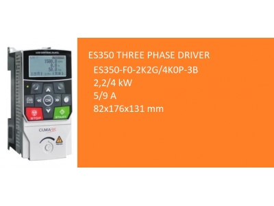 ES350 2.2/4 kW 5/9 A 3 PHASE DRIVER