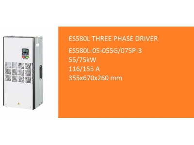 ES580L 5575 kW 116/155 A 3 PHASE DRIVER