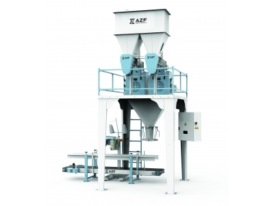 AZF-PK-CTU-Double Weighing Single Discharge Flour Packaging Machine